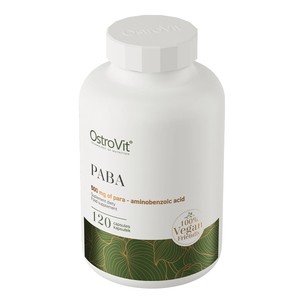 PABA VEGE – 120 vegan capsules, 500 mg PABA per capsule | OstroVit