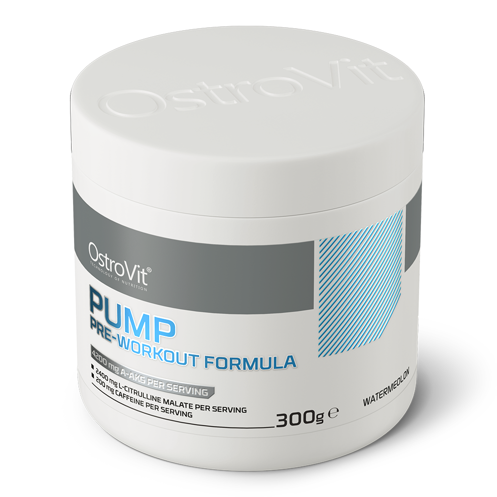 PUMP Pre-Workout Formule | 300 g | Watermeloen 🍉 | OstroVit