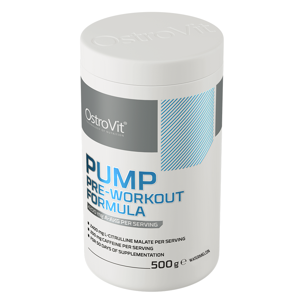 PUMP Pre-Workout Formule | 500 g | Watermeloen 🍉 | OstroVit