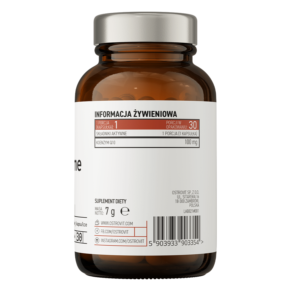 Coenzyme Q10 | 30 Capsules | OstroVit Pharma