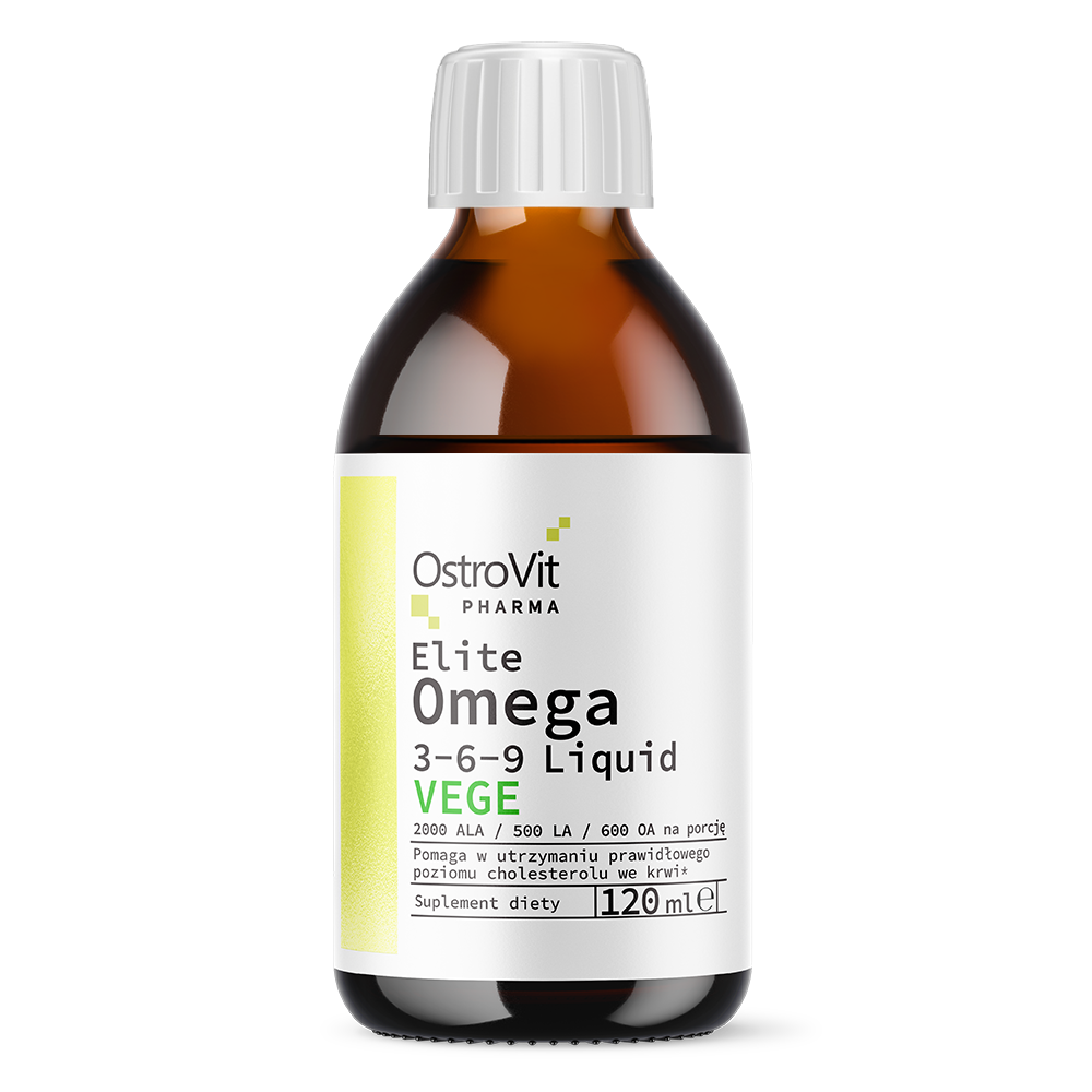 OMEGA 3-6-9 | VEGAN | Vloeibaar | 120 ml | OstroVit Pharma Elite