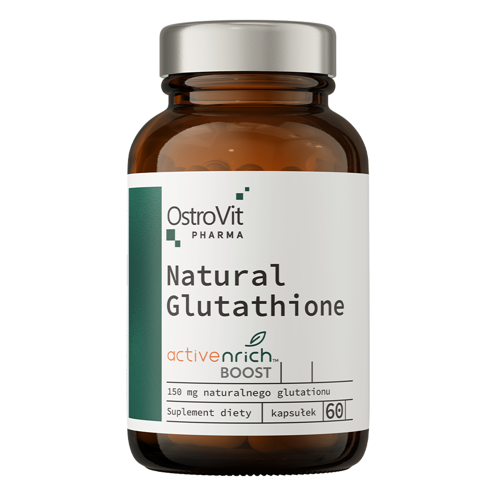 Natural Glutathione | Glutathione | L-glutathion | 60 Capsules | OstroVit Pharma