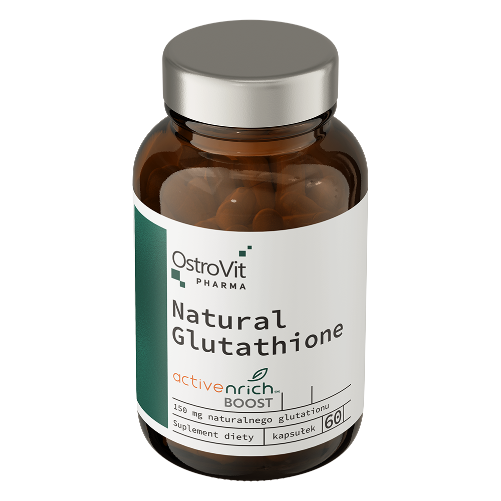 Natural Glutathione | Glutathione | L-glutathion | 60 Capsules | OstroVit Pharma