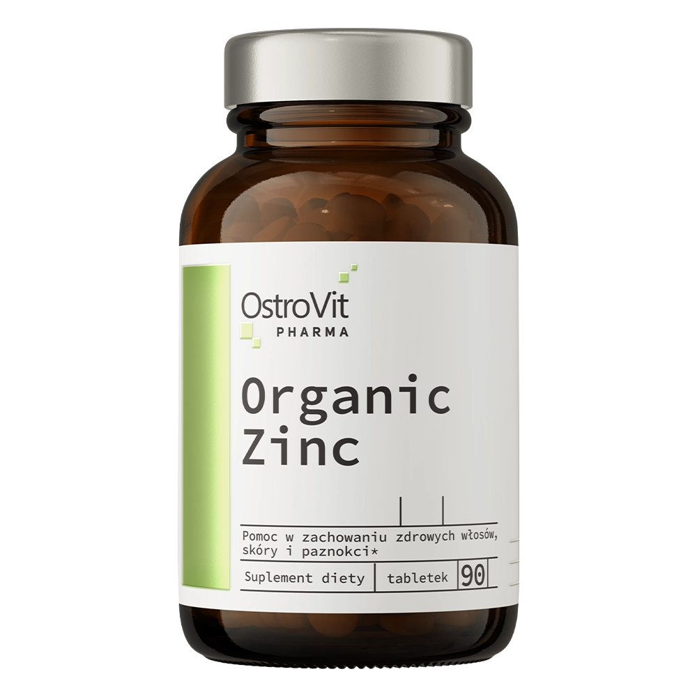 Organic Zinc – 90 vegan tabletten, 15 mg zink (picolinaat) | OstroVit Pharma