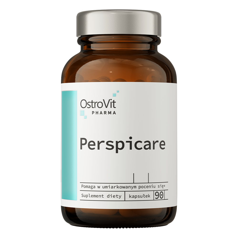 Perspicare – 90 vegan capsules, 4 botanische extracten, Zweetblokker | OstroVit Pharma