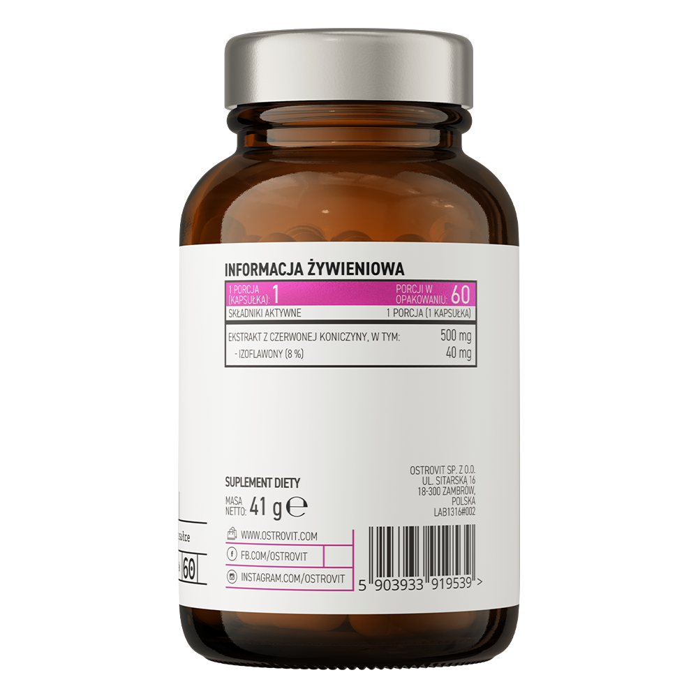 Rode Klaver | 8% isoflavonen | 60 Capsules | OstroVit Pharma