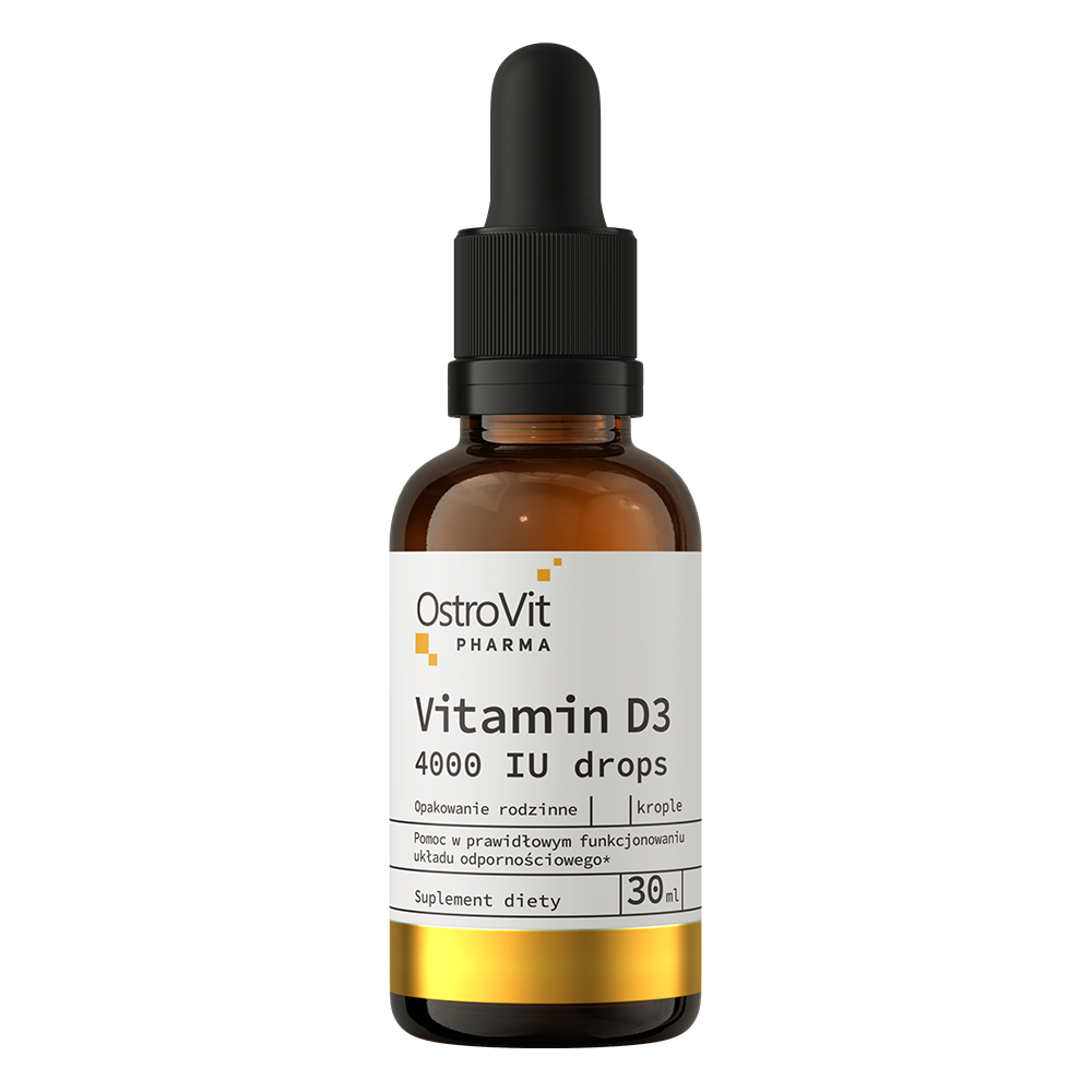 Vitamine D3 | 4000 IU | Druppels | 1140 Porties| OstroVit Pharma