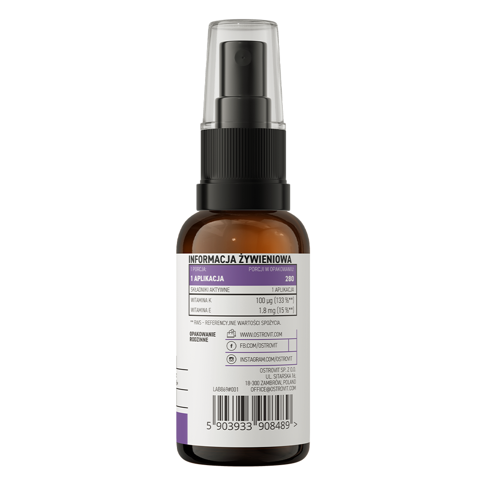 Vitamine K2 | MK-7 | Spray 30 ml | OstroVit Pharma