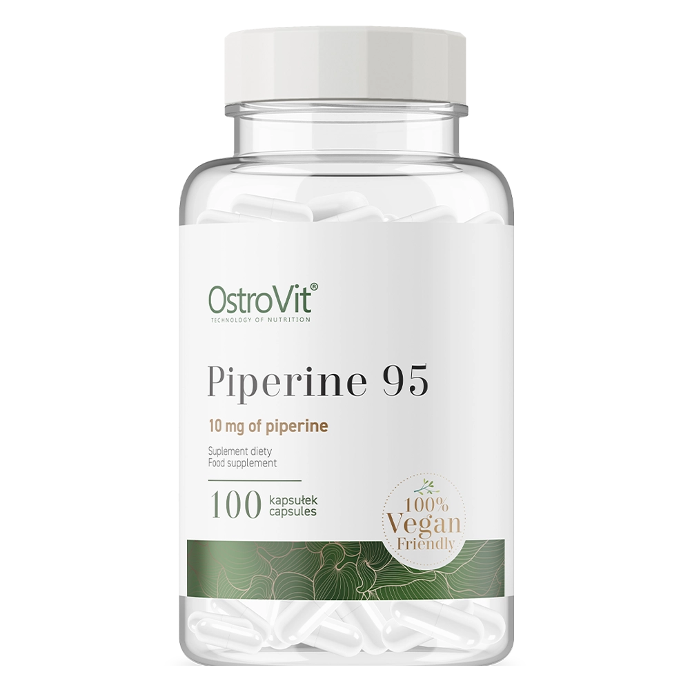 Piperine | Vegan | 100 Vegetarische capsules | 95% Piperine | OstroVit