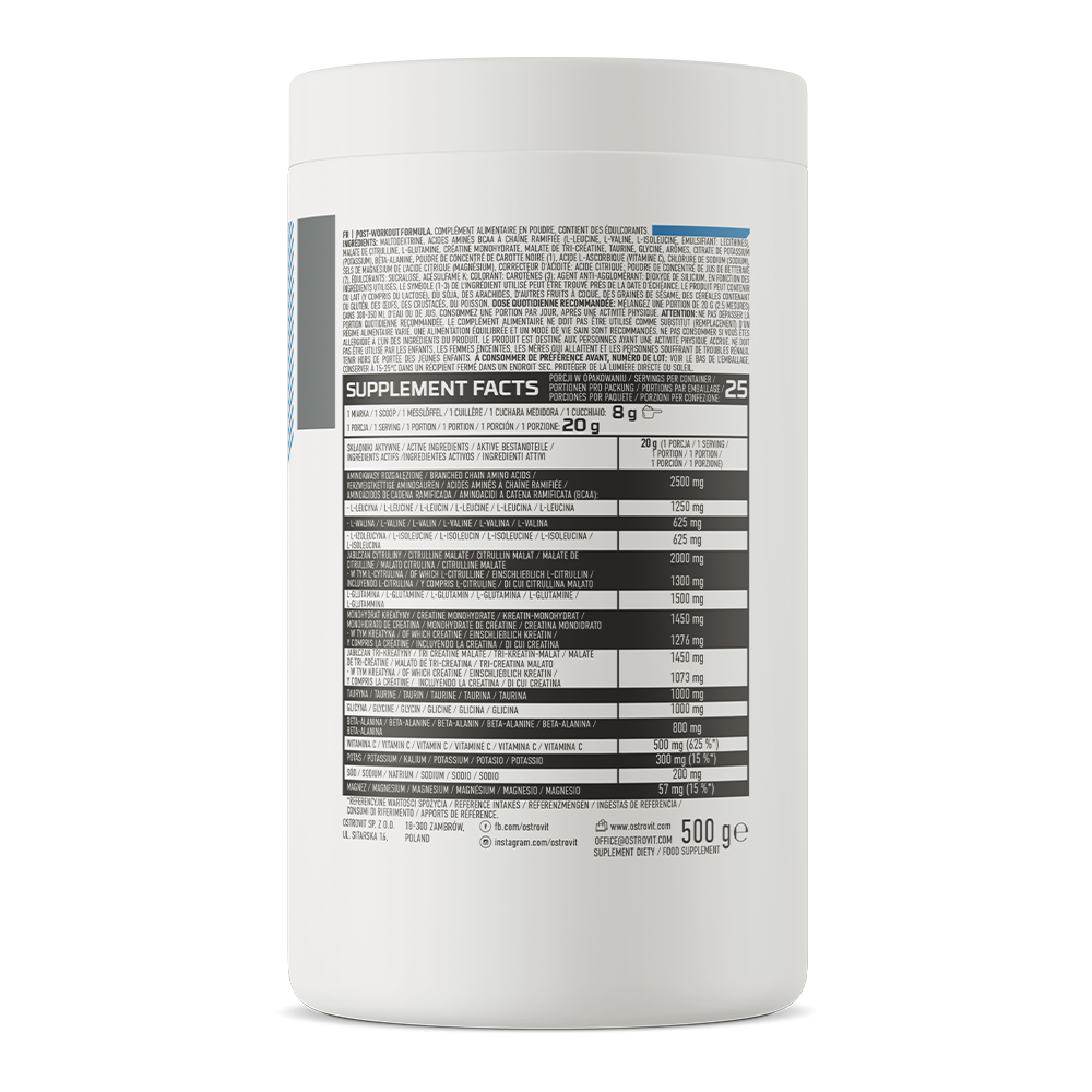 Post-Workout Formula | 500 g | Perzik 🍑 | OstroVit