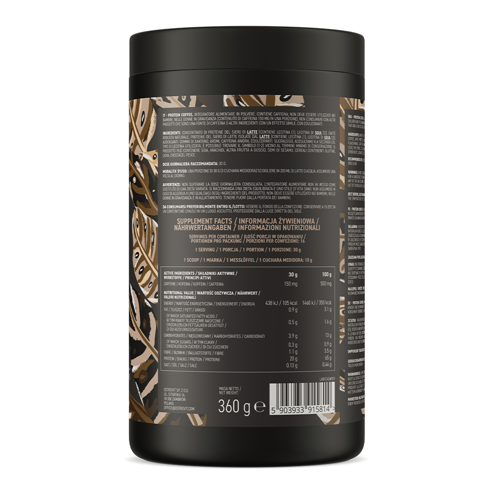 Proteïne Koffie | 360 g | Cappuccino & Chocolade | OstroVit