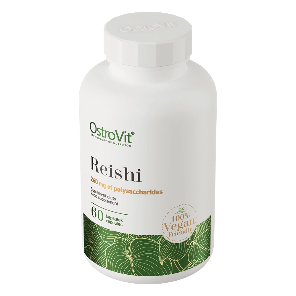 Reishi VEGE – 60 vegan capsules, 600 mg extract | OstroVit