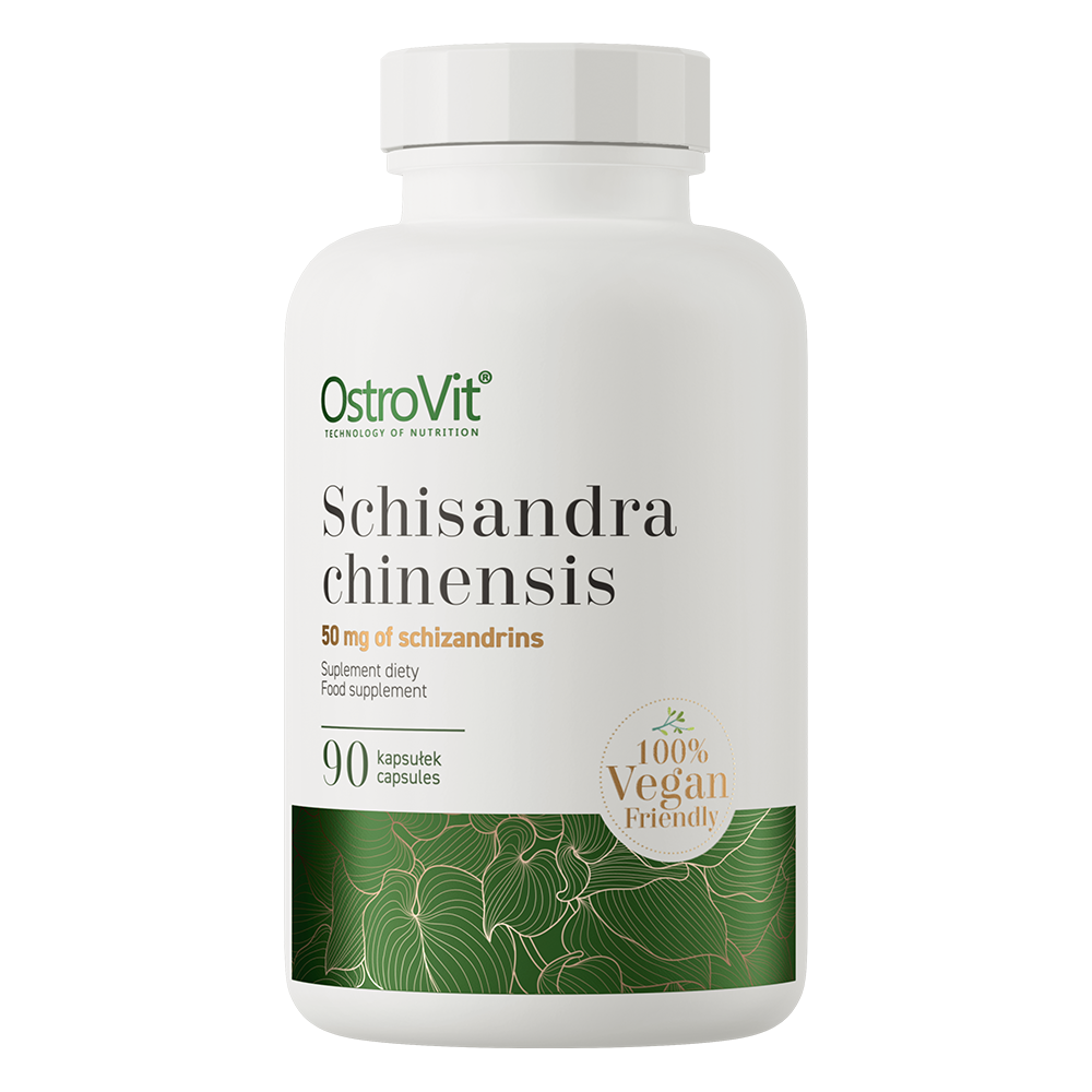 Schisandra Chinensis | vijf-smaak-bes | Schisandra | 90 capsules | Vegan | 500 mg | OstroVit