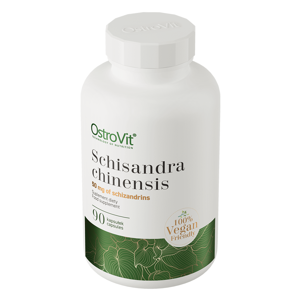 Schisandra Chinensis | vijf-smaak-bes | Schisandra | 90 capsules | Vegan | 500 mg | OstroVit