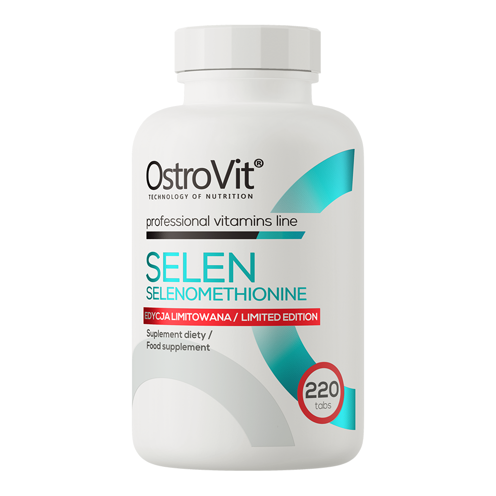 Selenium – 220 vegan tabletten, 200 µg L‑selenomethionine | OstroVit