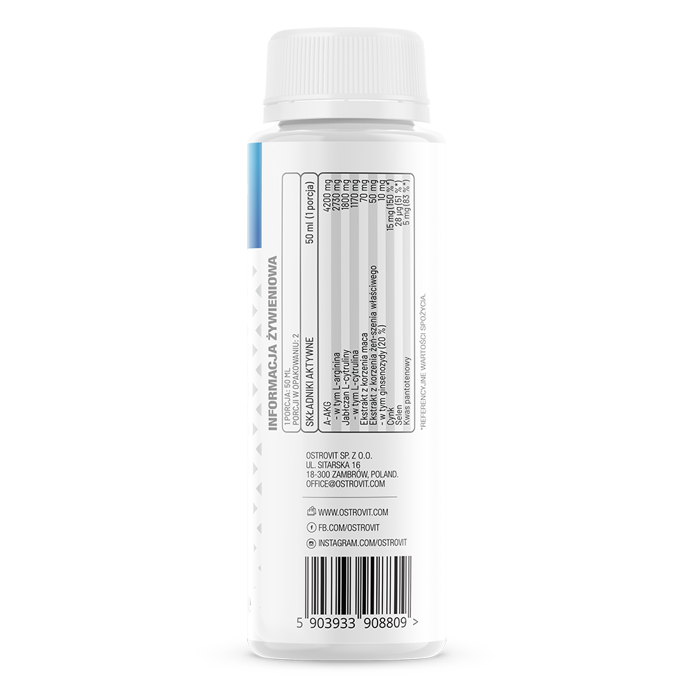 Sex Pro Shot | Pack 20x 100 ml | Complex | Grapefruit | OstroVit