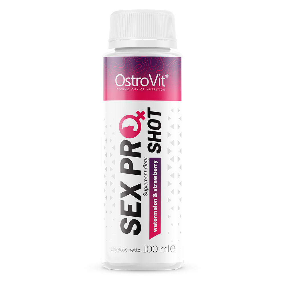 Sex Pro Women Shot – 100 ml, watermeloen‑aardbei, vegan | OstroVit