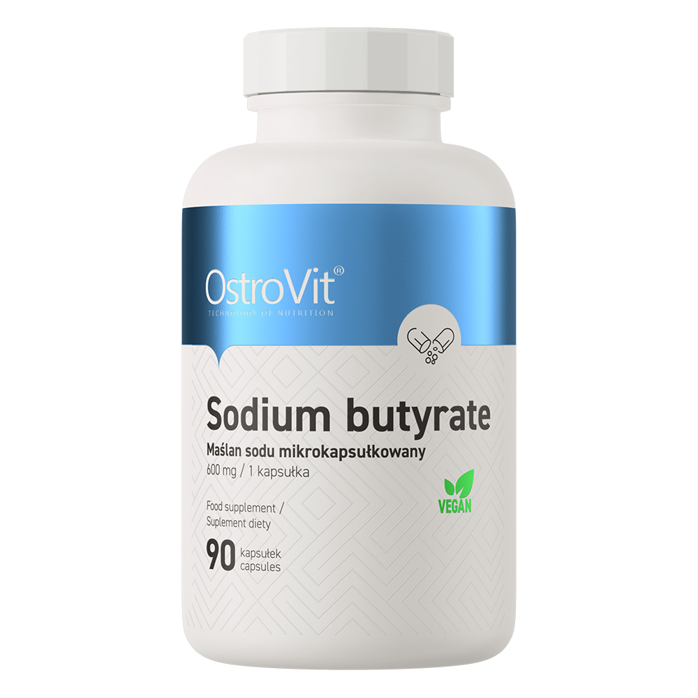 Sodium Butyrate – 90 vegan capsules, enterische microcapsules | OstroVit