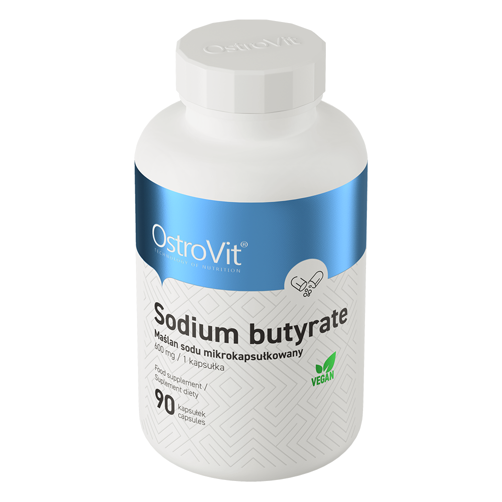 Sodium Butyrate – 90 vegan capsules, enterische microcapsules | OstroVit