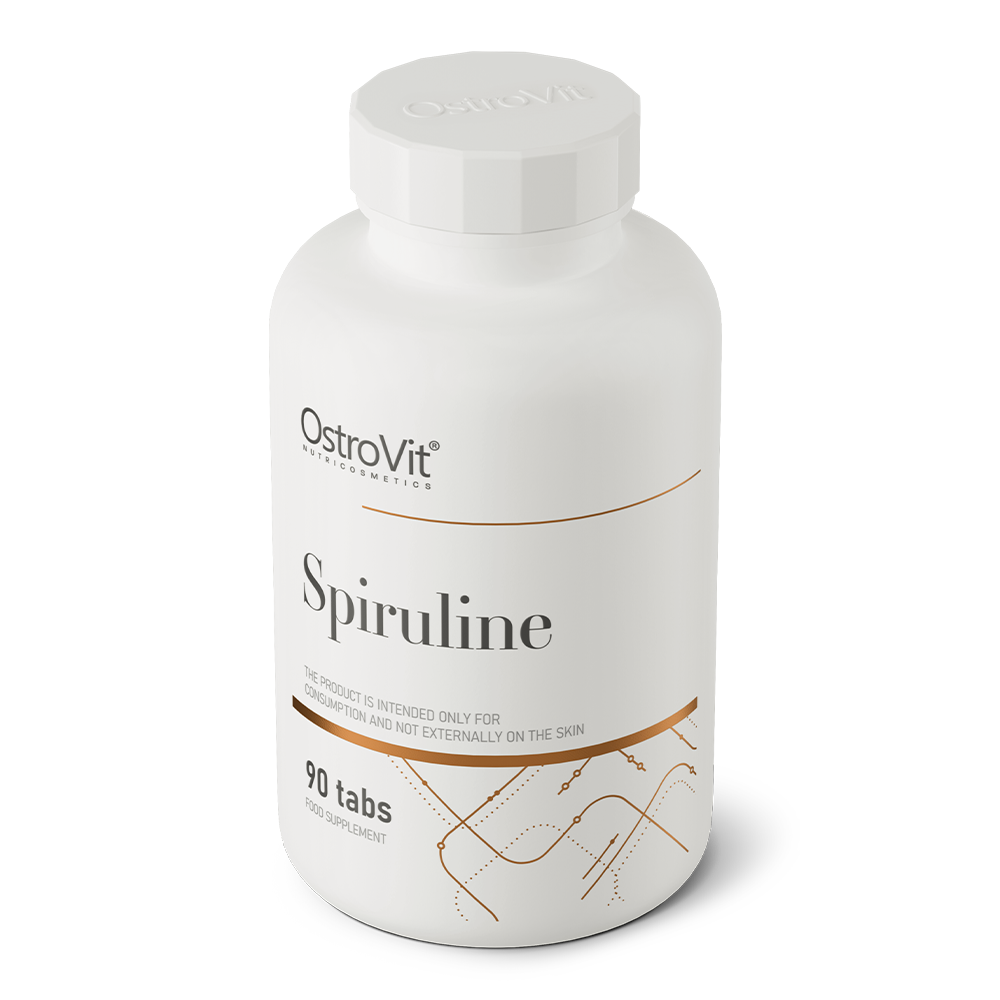 Spirulina – 90 vegan tabletten, 1000 mg per portie | OstroVit