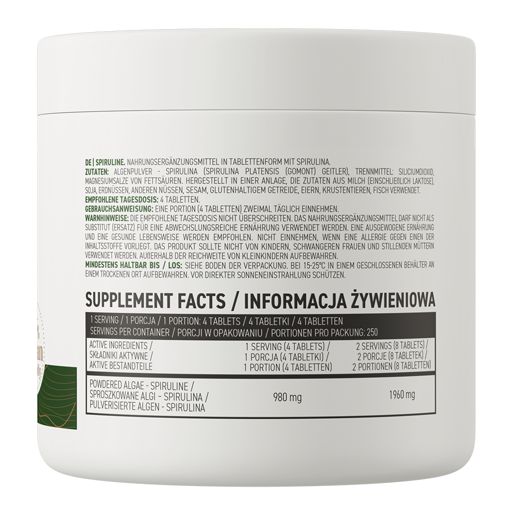 Spirulina | 1000 tabletten | 1000 mg | Vegan | OstroVit