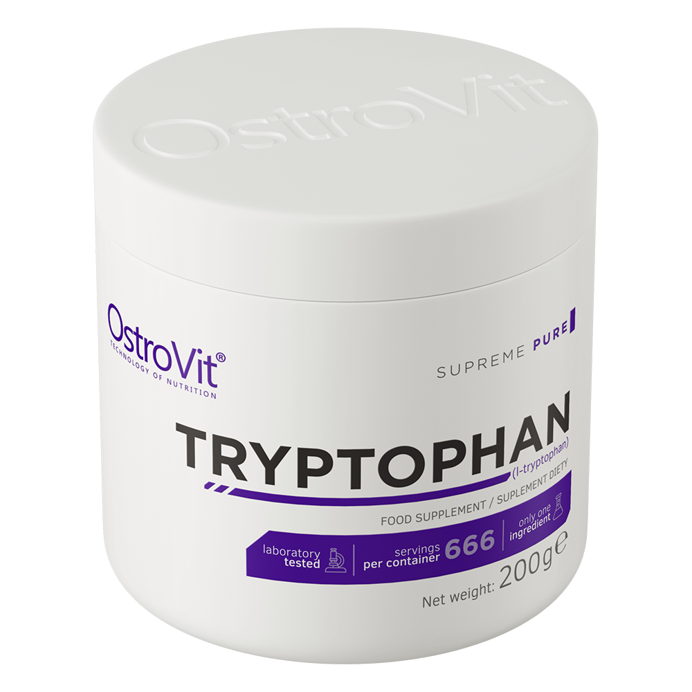 Tryptophan – 200 g poeder, 300 mg per portie | OstroVit
