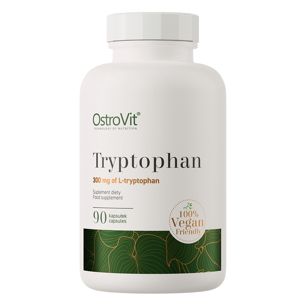 Tryptophan VEGE – 90 capsules, 300 mg L‑tryptofaan | OstroVit