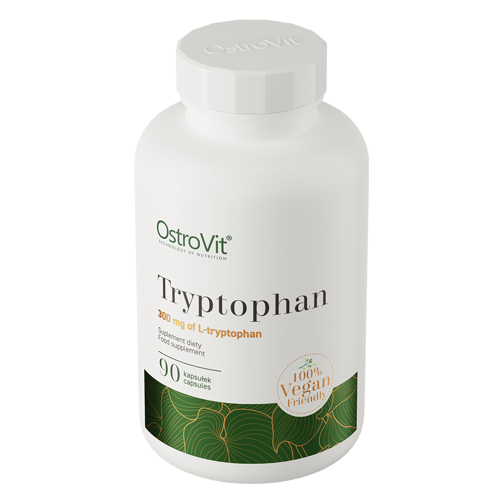 Tryptophan VEGE – 90 capsules, 300 mg L‑tryptofaan | OstroVit