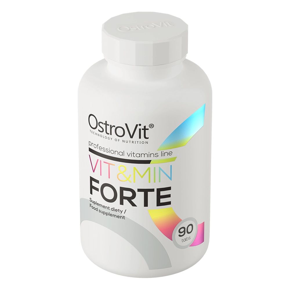 Vit&Min FORTE – 90 tabletten, 21 vitaminen & mineralen | OstroVit