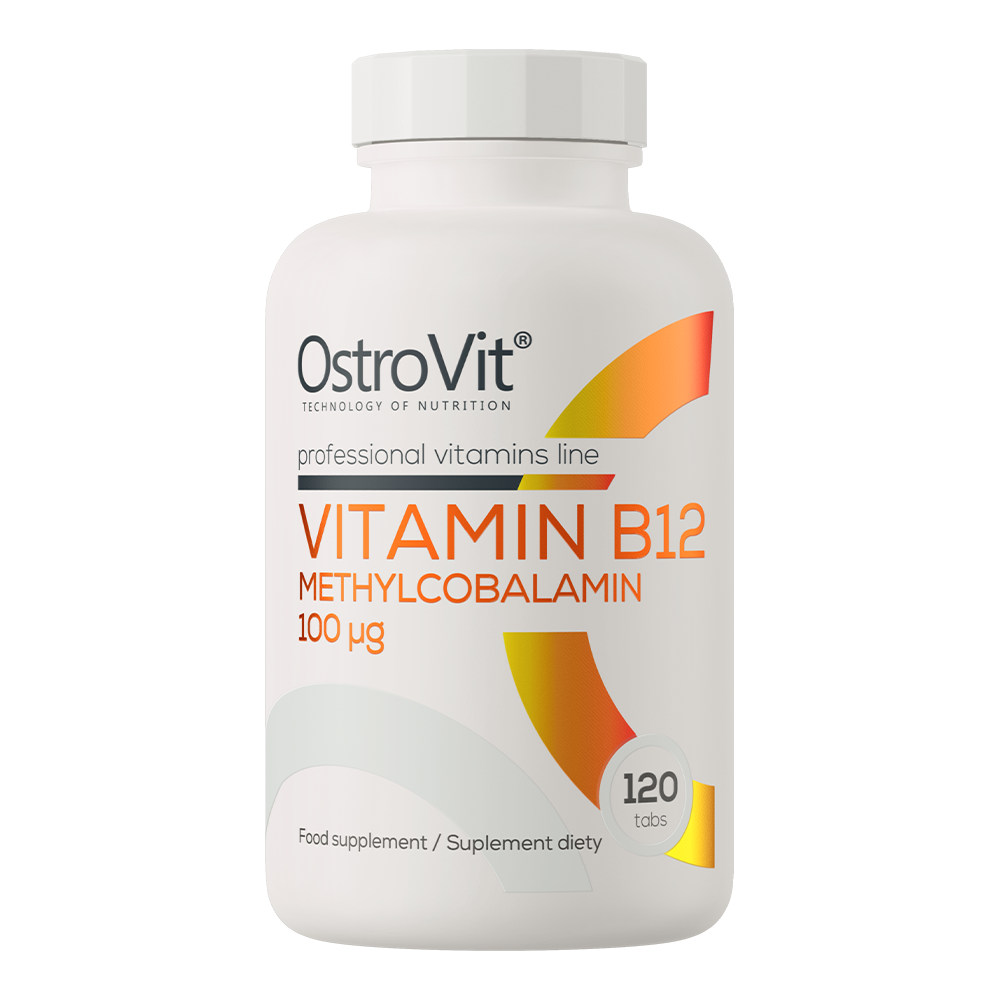 Vitamin B12 Methylcobalamin 100 µg – 120 vegan tabletten | OstroVit