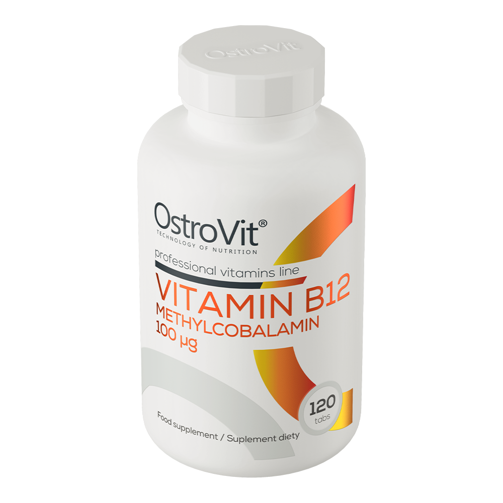 Vitamin B12 Methylcobalamin 100 µg – 120 vegan tabletten | OstroVit