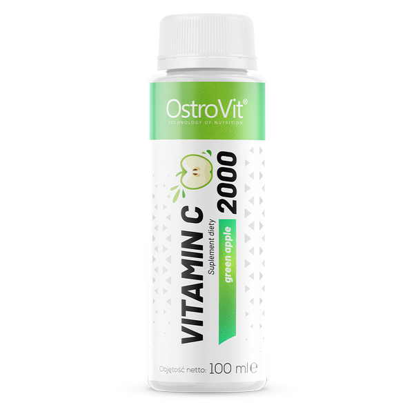 Vitamine C | 2000 mg | Shot | 1x 100 ml | Groene appel | OstroVit