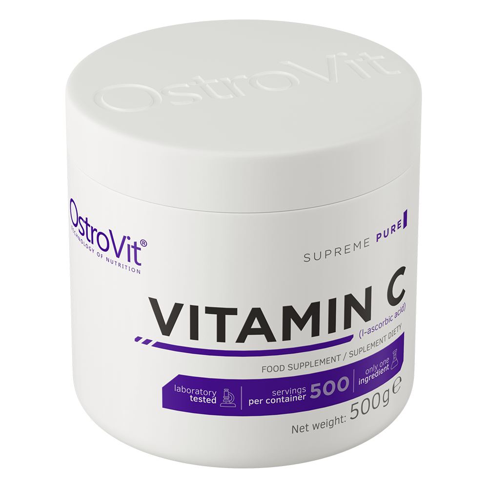 Vitamin C – 500 g poeder, 1000 mg per portie | OstroVit