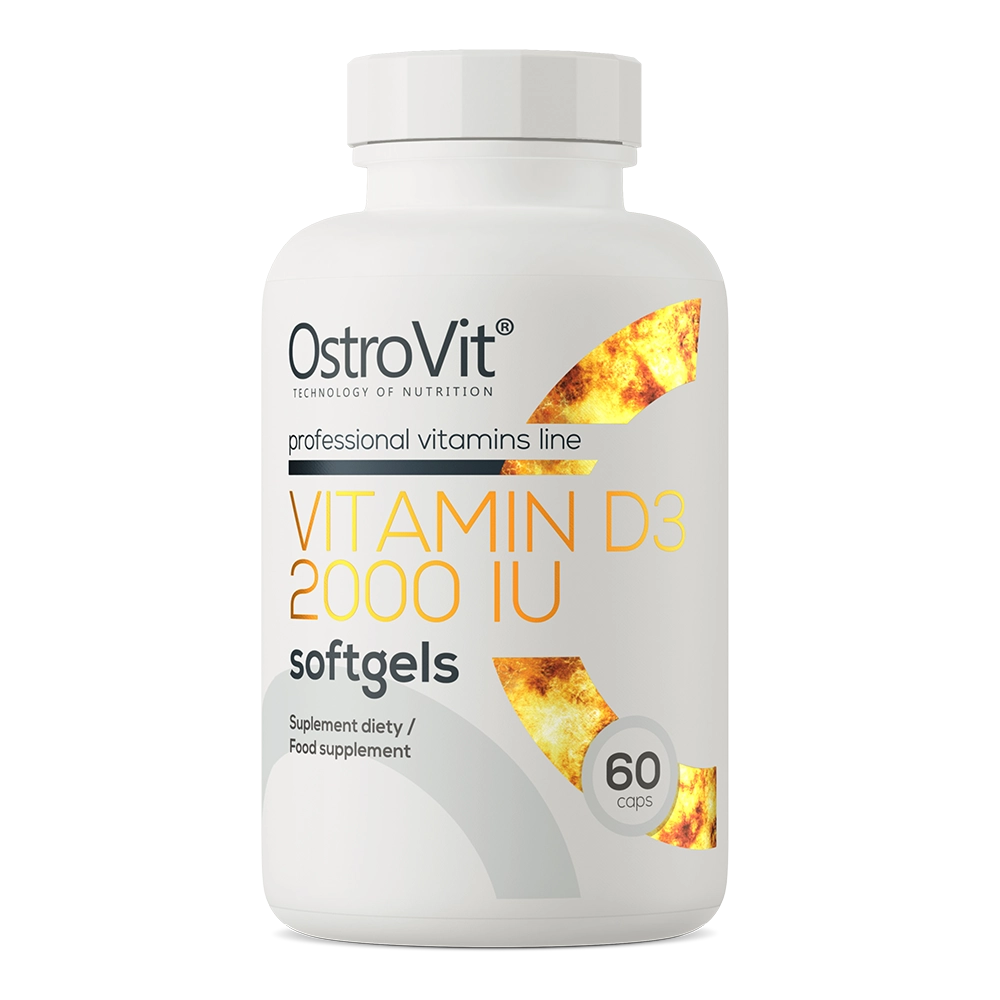 Vitamin D3 2000 IU – 60 softgels, 50 µg per capsule | OstroVit