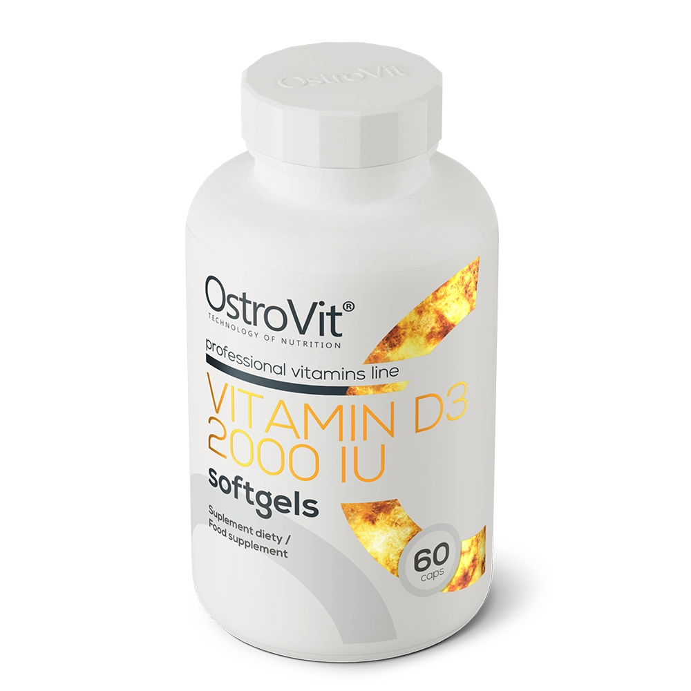 Vitamin D3 2000 IU – 60 softgels, 50 µg per capsule | OstroVit