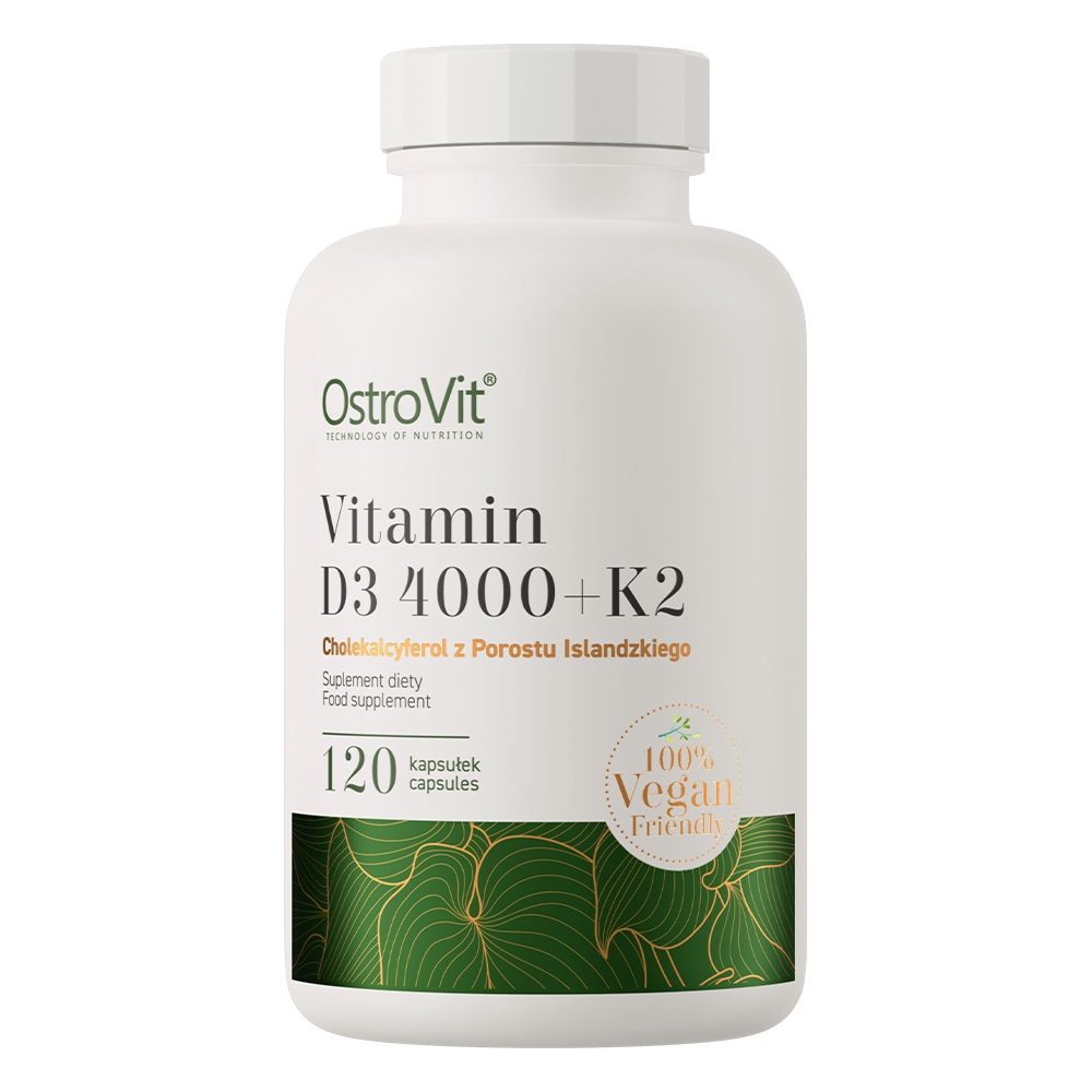 Vitamine D3 4000 | K2 | Vegan | 120 Capsules | OstroVit
