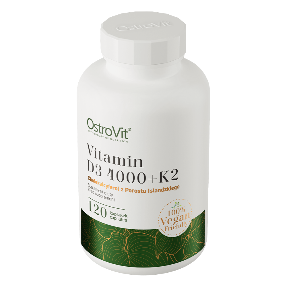 Vitamine D3 4000 | K2 | Vegan | 120 Capsules | OstroVit