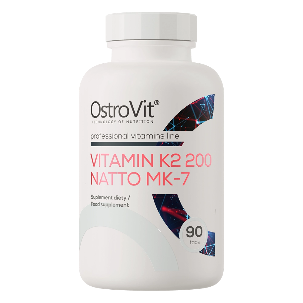 Vitamin K2 200 µg MK‑7 Natto – 90 vegan tabletten | OstroVit