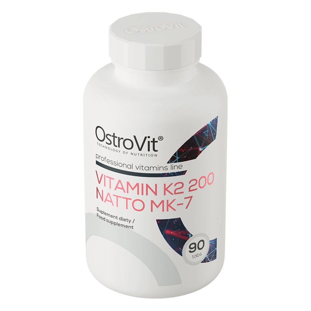 Vitamin K2 200 µg MK‑7 Natto – 90 vegan tabletten | OstroVit