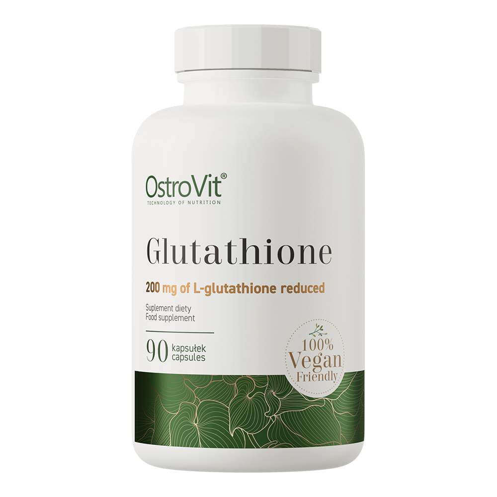 Glutathione VEGE – 90 capsules, 200 mg L‑glutathion | OstroVit