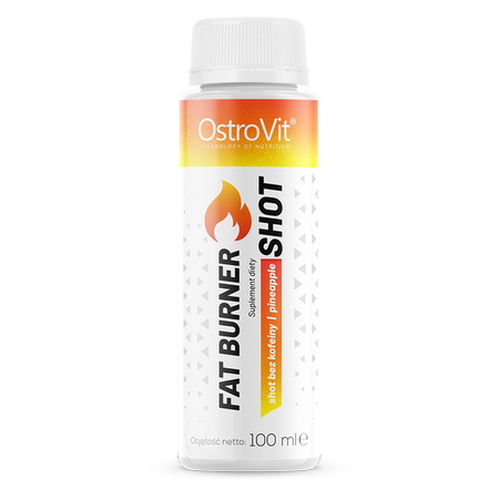 Fat Burner | Shot | Zonder cafeïne | 100 ml | Ananas | OstroVit