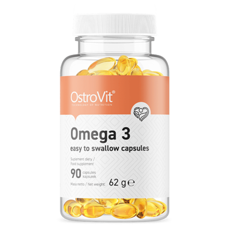 Omega 3 Easy to Swallow – 90 softgels, Kleine capsules | OstroVit
