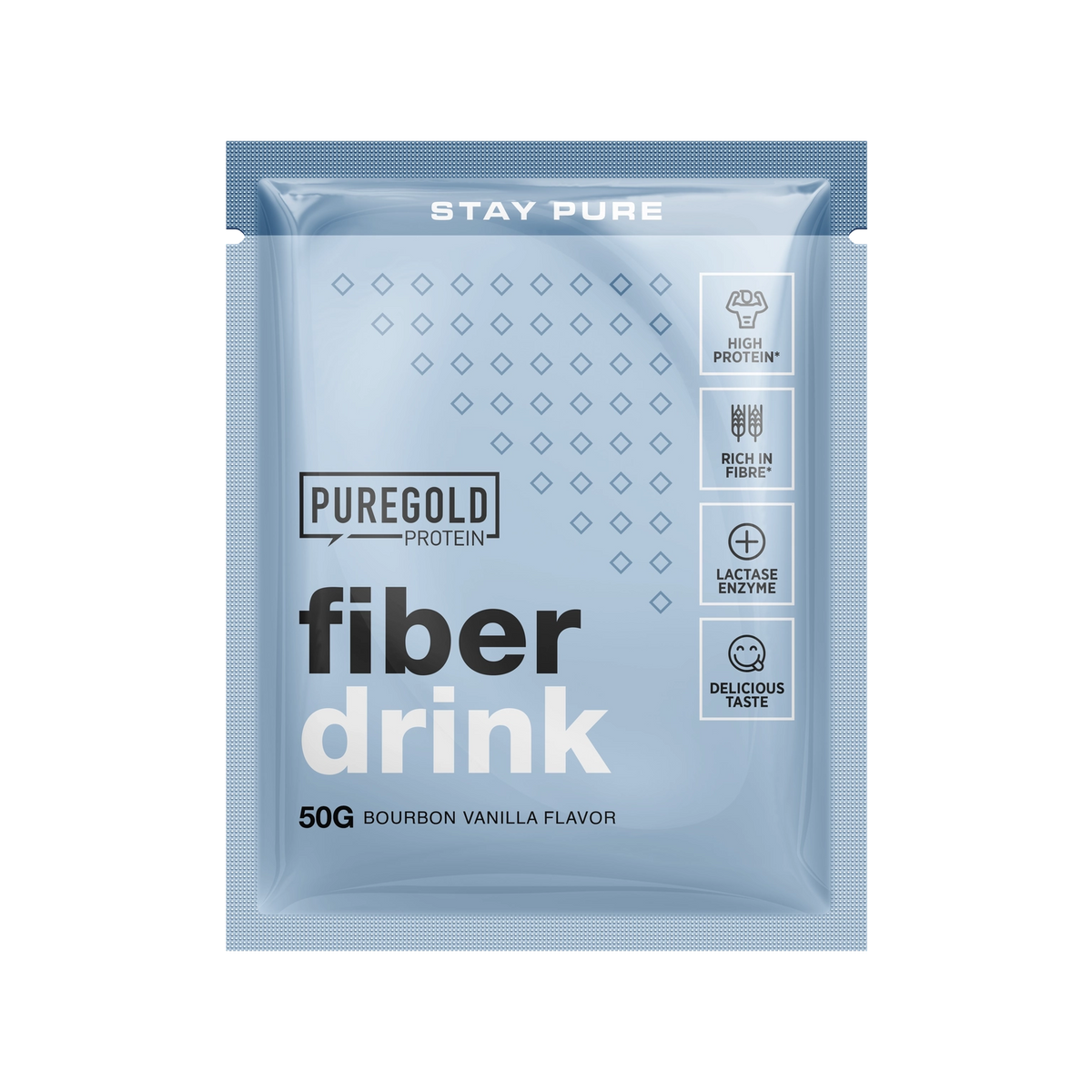 Fiber Drink Bourbon Vanilla 50g sachet
