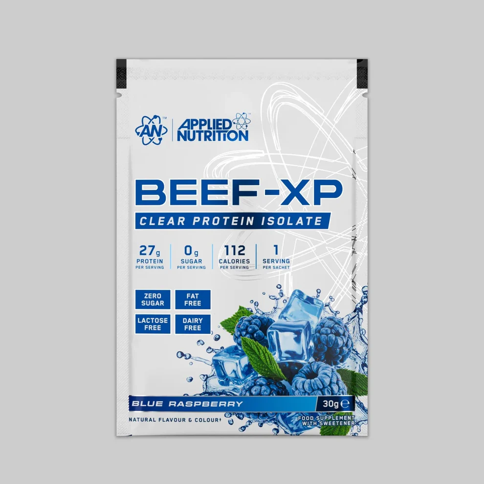Beef-XP Clear Beef Protein Isolate Sample Sachet 30g Blue Raspberry