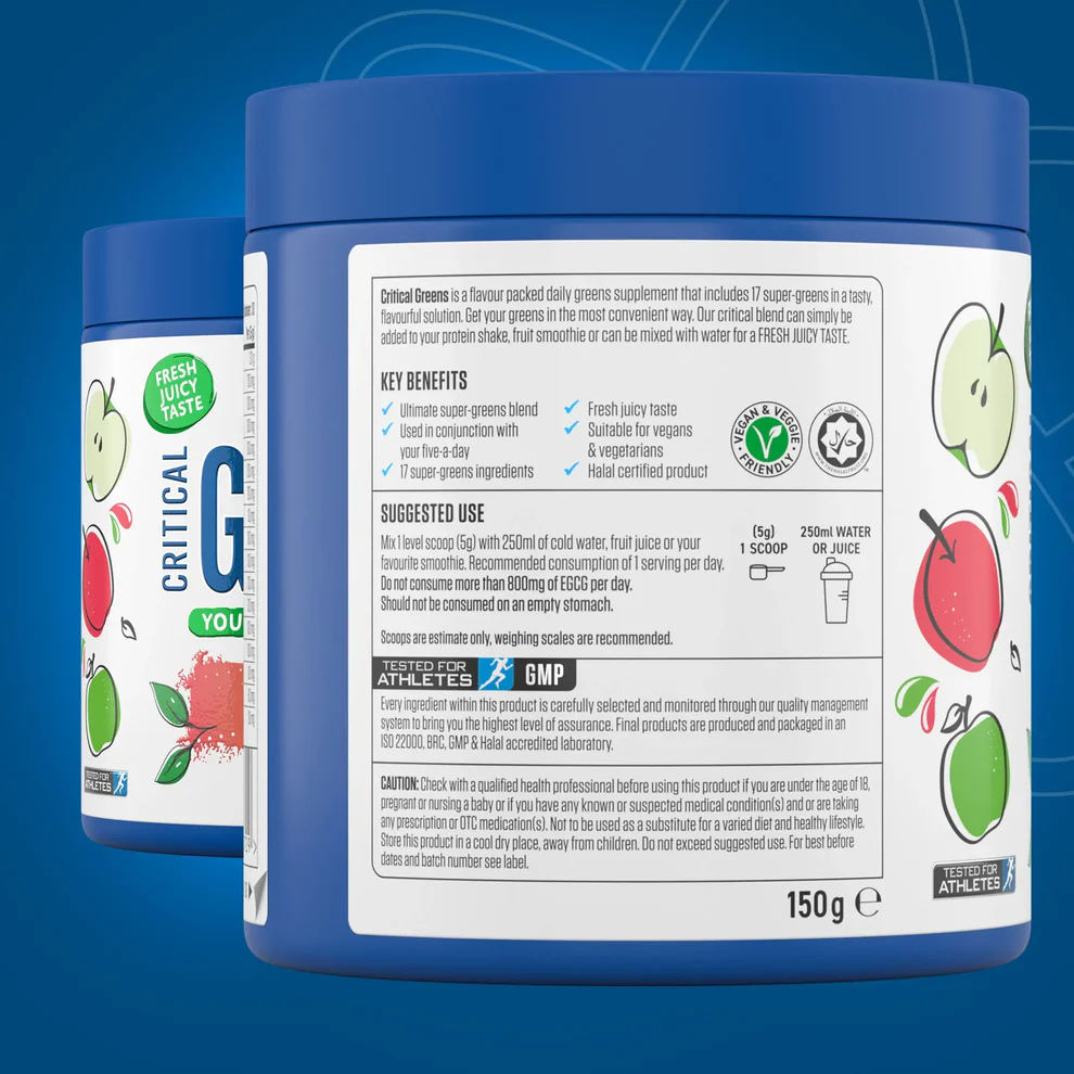 Critical Greens 150g Apple Burst
