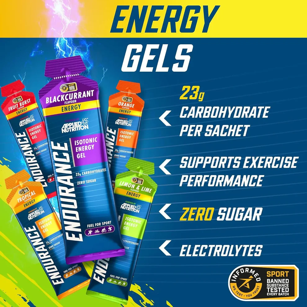 Isotonic Energy Gel Variety Pack 6 gels