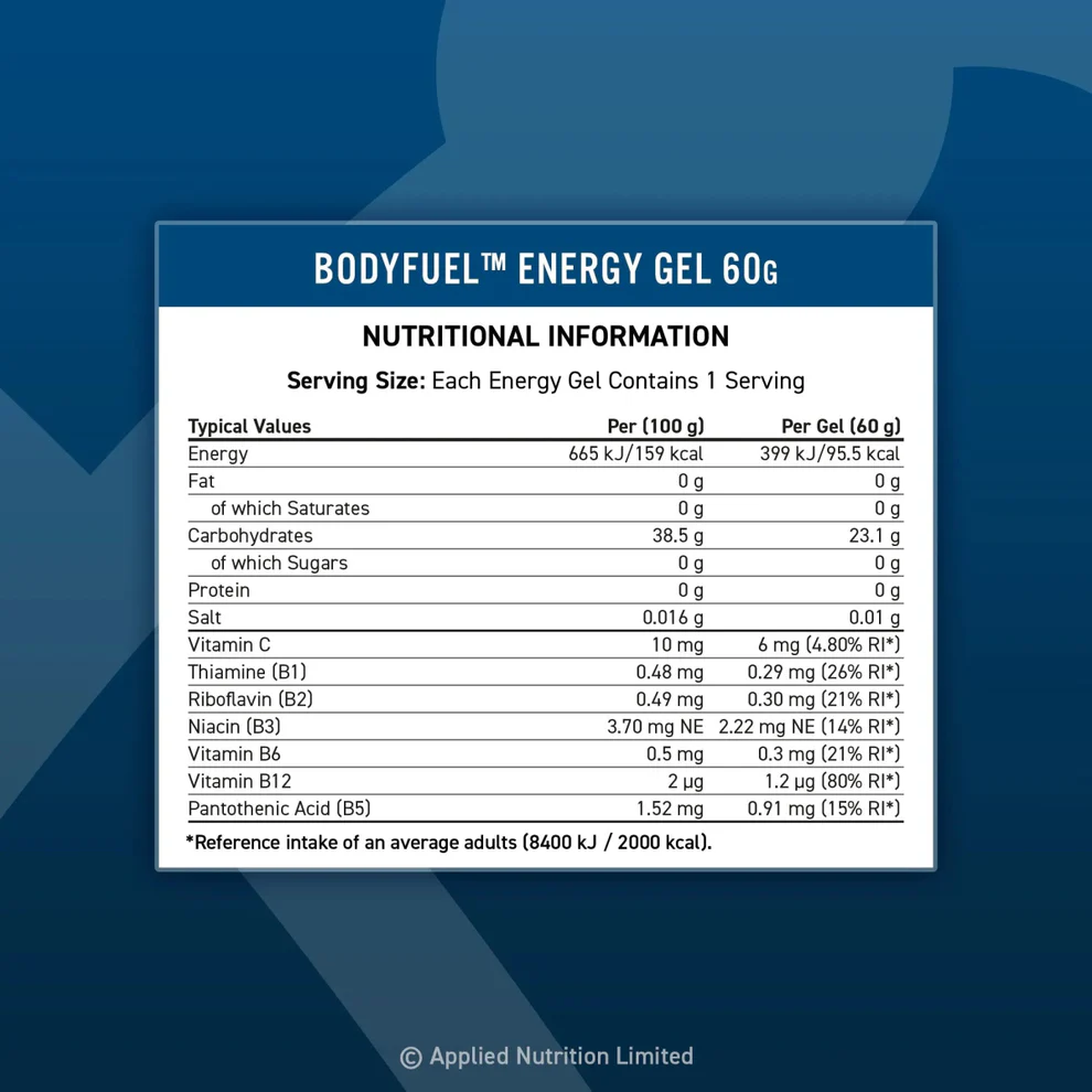 BodyFuel Energy Can 330ml Lemonade