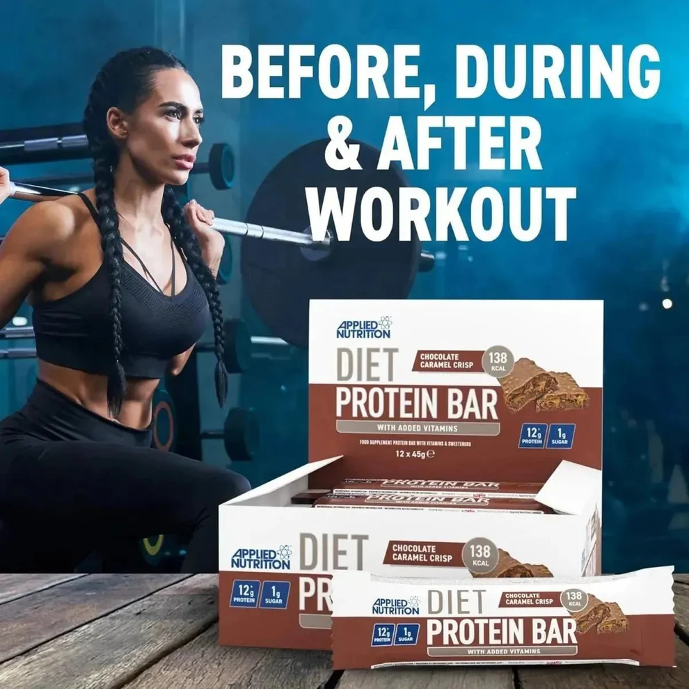 Diet Protein Bar 45g Chocolate Caramel Crisp