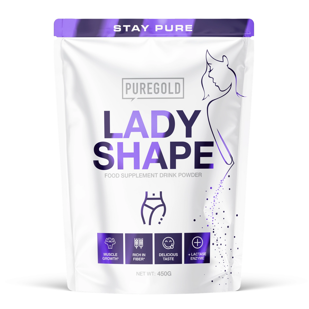 Lady Shape Milk Chocolate 450g