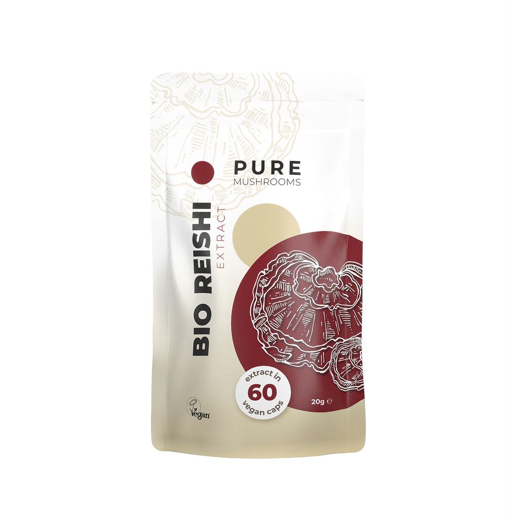 Reishi Paddenstoelen Extract | 60 Capsules | Bio | Pure Mushrooms